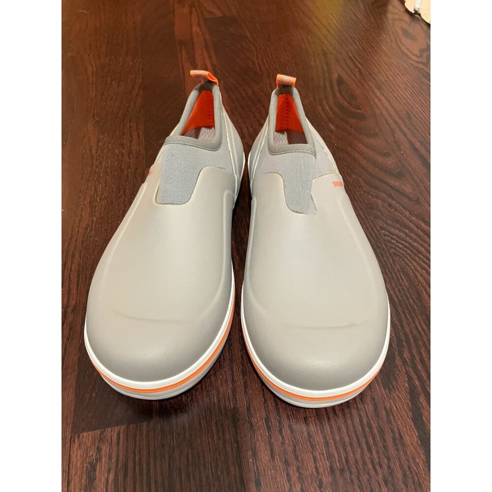 Showave Men's Waterproof Deck Shoes, Gray/Orange, Size 7